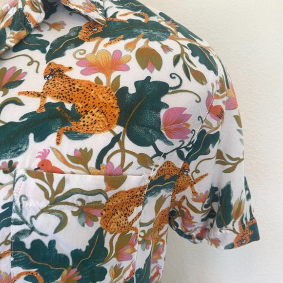 RJC Jungle Theme Short Sleeve Shirt - Size Large - Picture 3 of 7